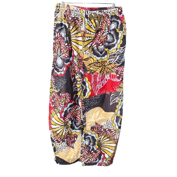 Free People Movement Game Day Pants High Rise Wide Leg Wildflower Retro SZ XL - Picture 2 of 7